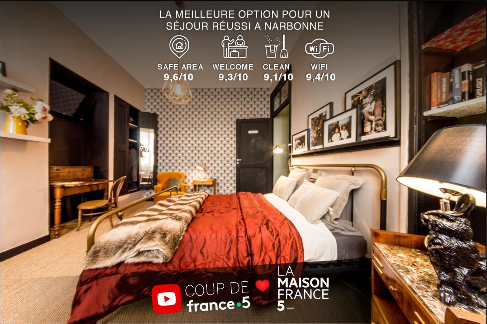 Retromirabeau - Chambre Suite & Appartements De Charme - Localisation Premium Narbonne Exterior photo